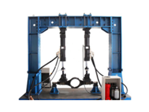 Electro-hydraulic servo axle fatigue test system