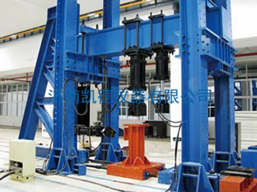 Electro hydraulic servo multi channel structure fatigue test system